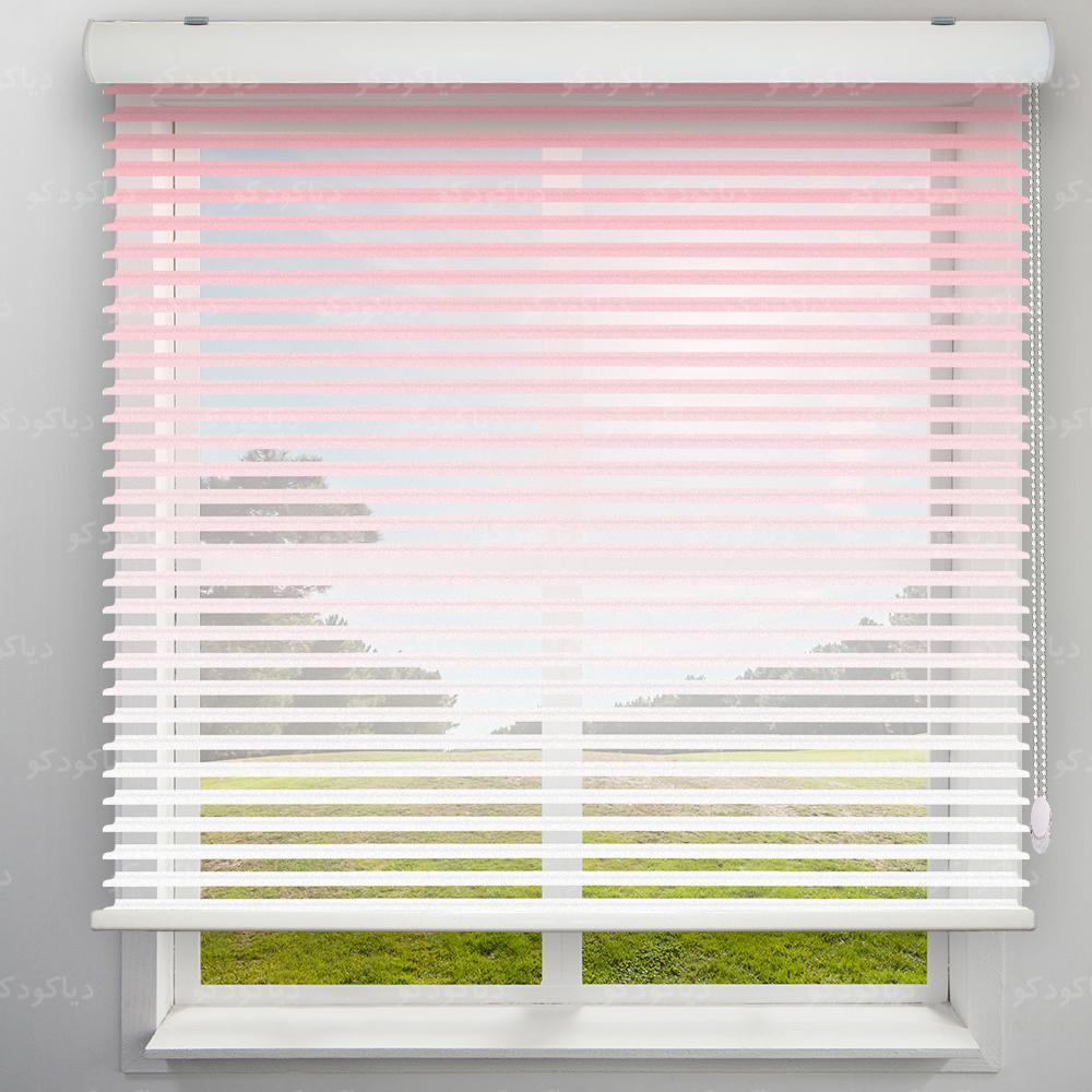 عکس محصول پرده سیلوئت طرح گردینت رنگ کالباسی کد HS2-19