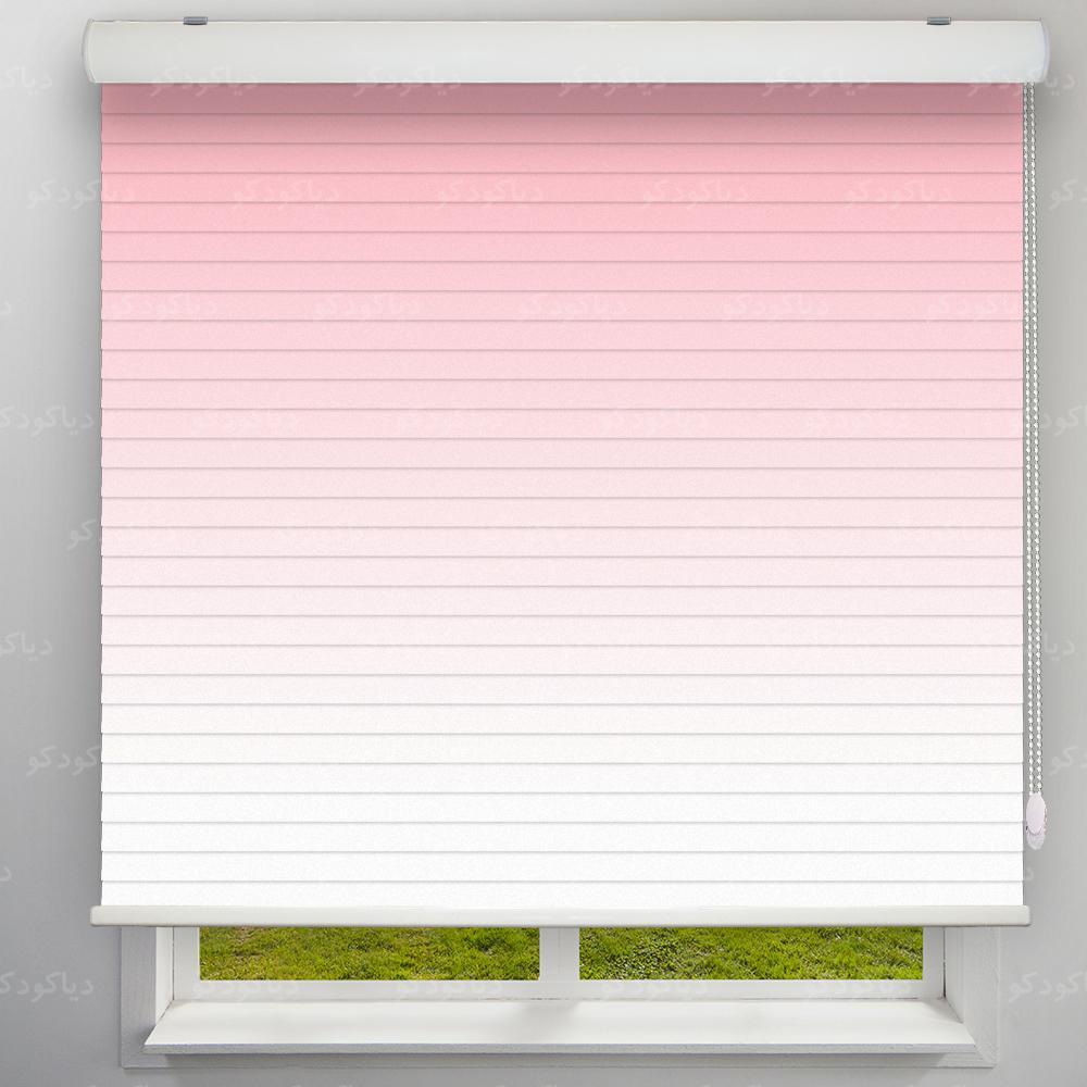 عکس محصول پرده سیلوئت طرح گردینت رنگ کالباسی کد HS2-19