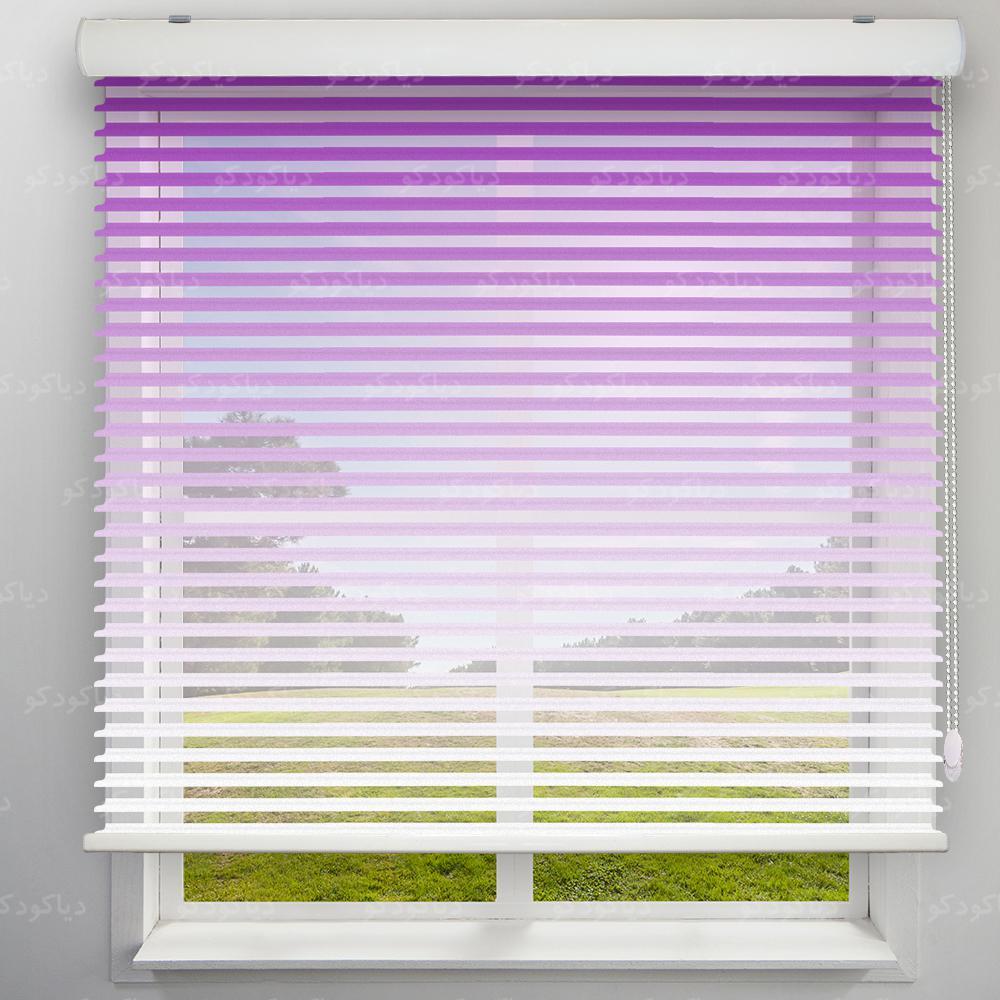 پرده سیلوئت طرح گردینت رنگ بنفش کد HS2-21 پرده سیلوئت طرح گردینت رنگ بنفش کد HS2-21