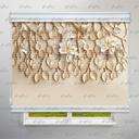 پرده شب و روز طرح سه بعدی برگ و گل کد TRD-13