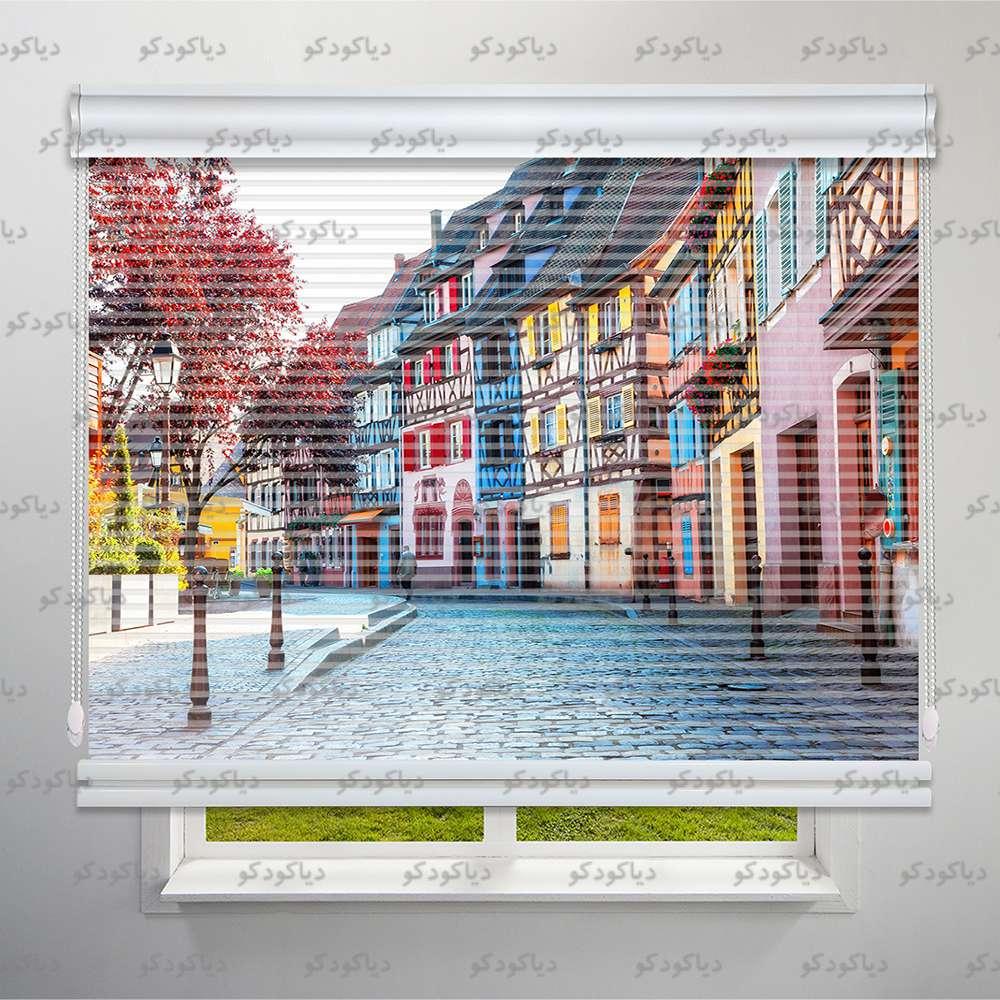 عکس محصول پرده شب و روز طرح شهر کولمار کد CIT-16