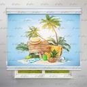 پرده شب و روز طرح دفتر مسافرتی کد BSN-14