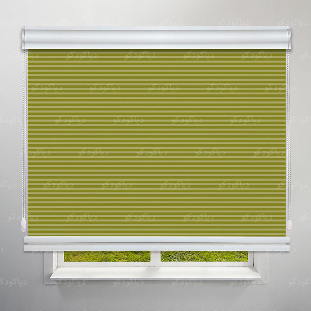 عکس محصول پرده شب و روز 1 سانتی رنگ سبز زیتونی کد COL-11