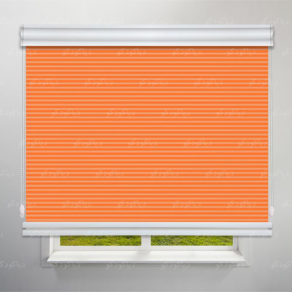 عکس محصول پرده شب و روز 1 سانتی رنگ نارنجی کد COL-20