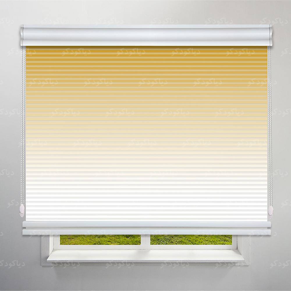 عکس محصول پرده شب و روز 1 سانتی طرح گردینت رنگ طلایی کد HS1-07