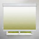 پرده شب و روز 1 سانتی طرح گردینت رنگ سبز زیتونی کد HS2-11