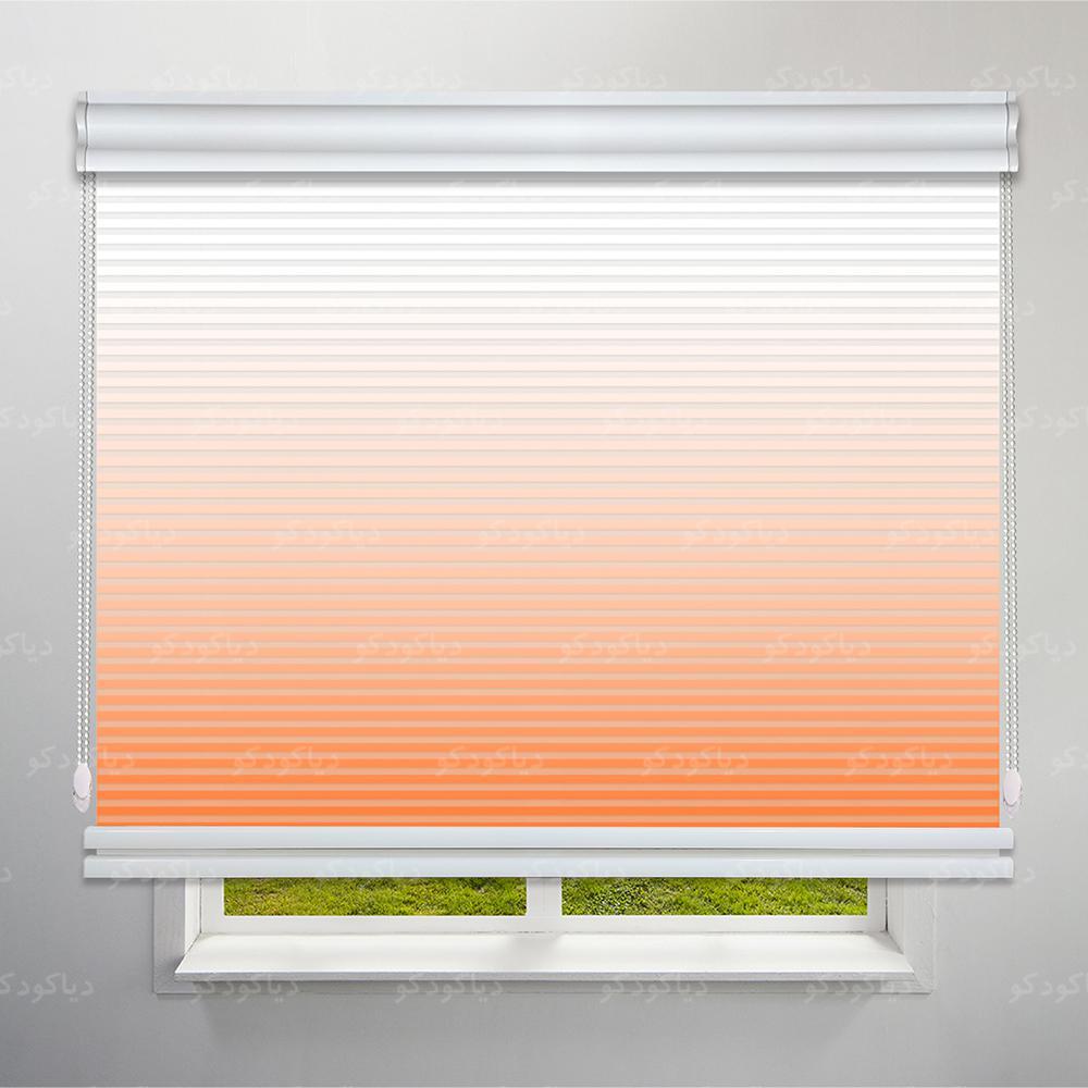 عکس محصول پرده شب و روز 1 سانتی طرح گردینت رنگ نارنجی کد HS1-20