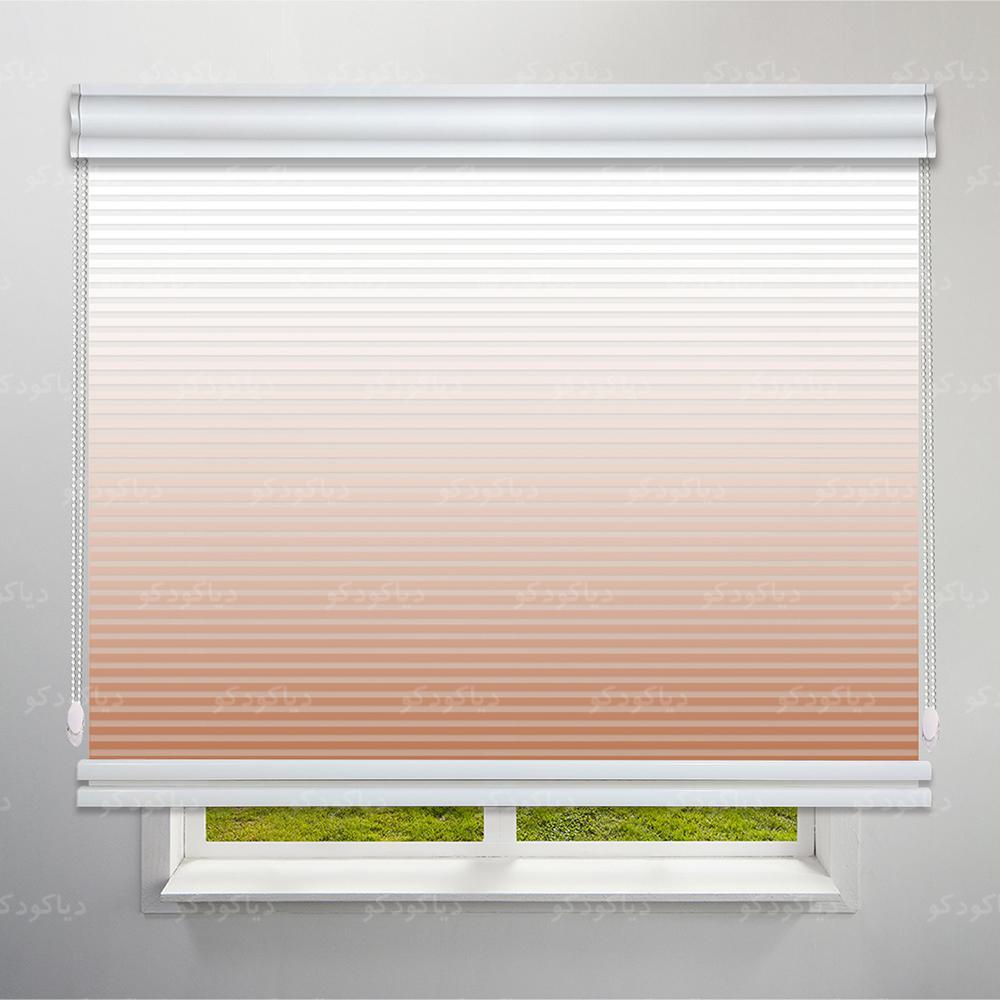 عکس محصول پرده شب و روز 1 سانتی طرح گردینت رنگ قهوه ای شتری کد HS2-05