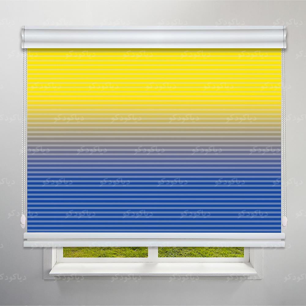 عکس محصول پرده شب و روز 1 سانتی طرح طیف رنگی کد RC-05